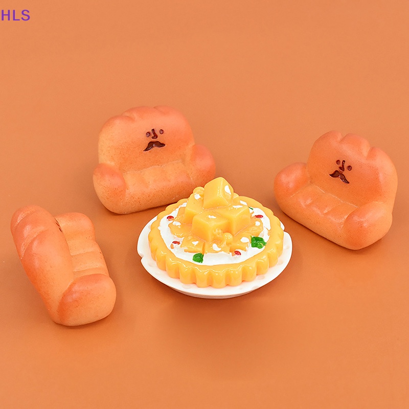 [HLS] Đồ Chơi Mô Hình Bánh Mì Ăn Sáng Bằng Nhựa Resin Kích Thước Lớn Trang Trí Nhà Búp Bê DIY