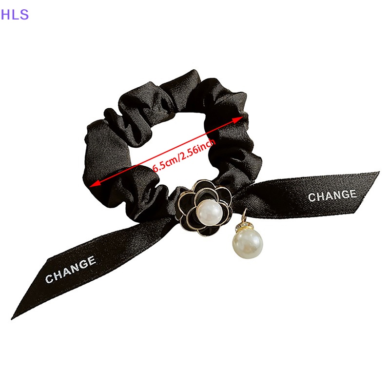 [HLS] Dây Buộc Tóc Cao Su Đính Ruy Băng Hoa Trà Lớn Thời Trang Mùa Hè Cho Nữ