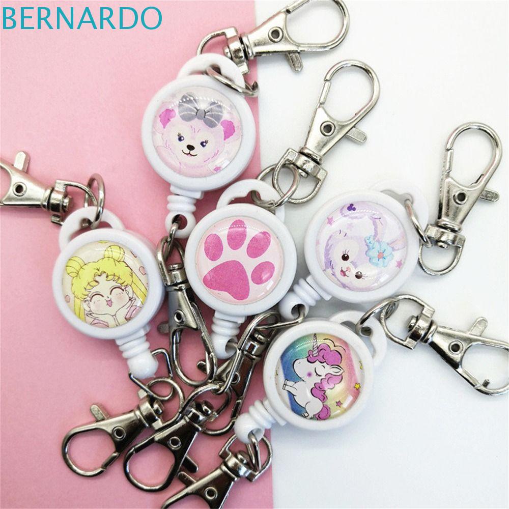 BERNARDO Kẹp Giữ Thẻ ID / Thẻ ID Họa Tiết Anime Dành Cho Học Sinh / Nhân Viên Văn Phòng