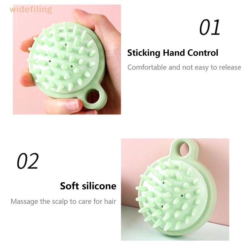 Lược Gội Đầu Mát Xa Da Đầu Bằng Silicone Tiện Dụng