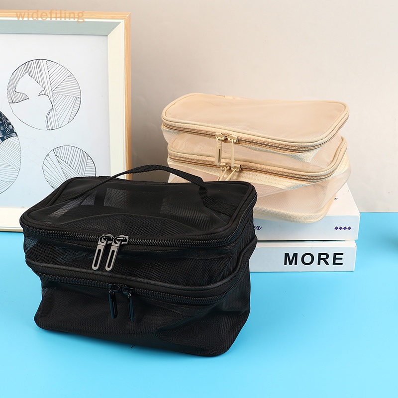 1 Túi Lưới Hai Lớp Đựng Đồ Trang Điểm Tiện Lợi