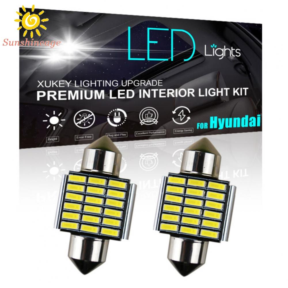 2 Đèn LED Đọc Sách 300LM 6000k C5W Cho Xe Hơi