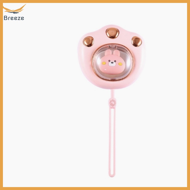 Quạt Điện Sưởi Ấm Bàn Tay Hình Chân Mèo Dễ Thương Sạc Cổng Usb Dùng Khi Đi Cắm Trại Ngoài Trời Vào Mùa Đông