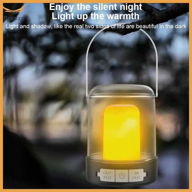 Đèn Cắm Trại Đa Năng 3 Chế Độ Có Thể Sạc Lại Tiện Dụng