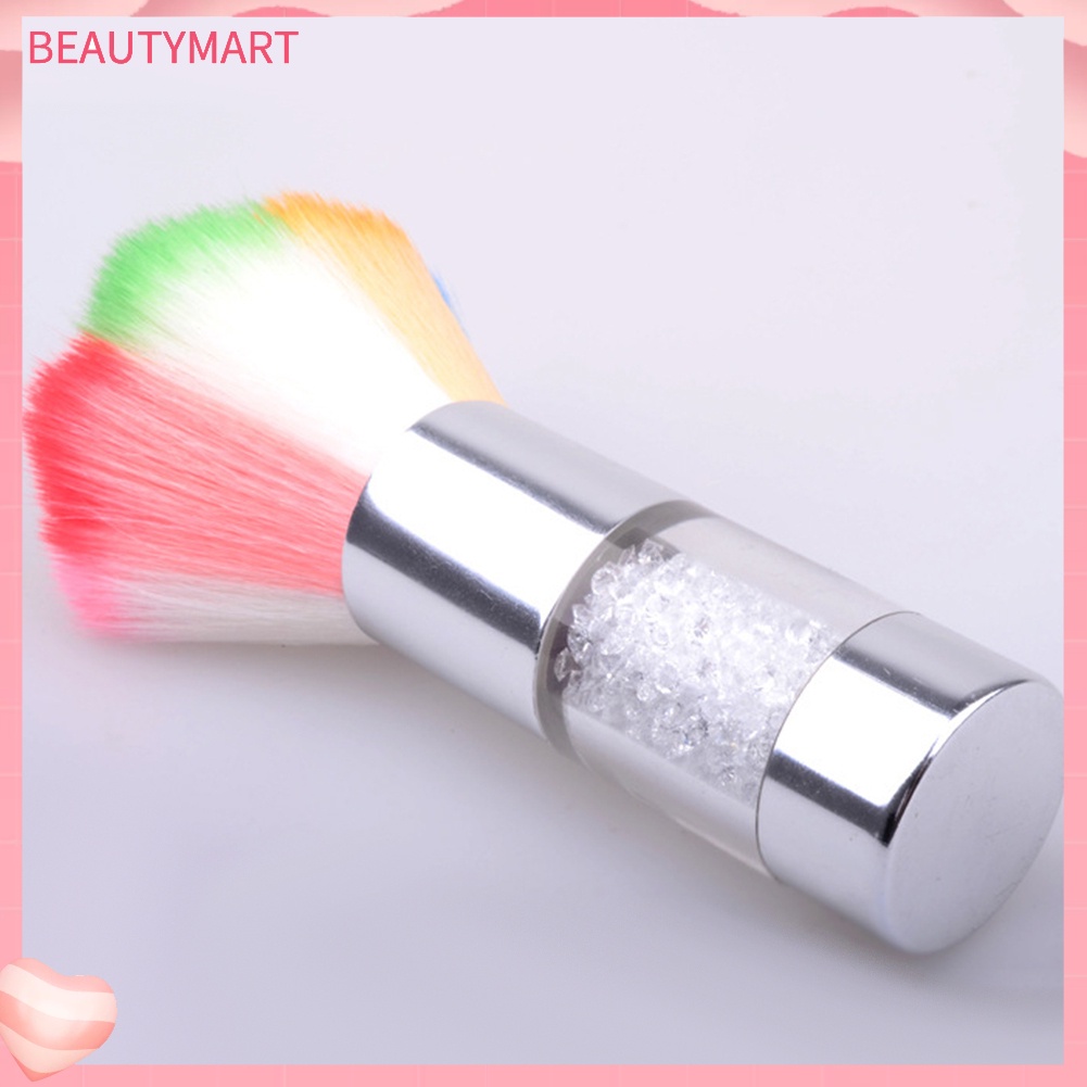 [beautymart] Cọ Phủi Bụi Móng Tay Tay Cầm Đính Hạt Giả Kim Cương