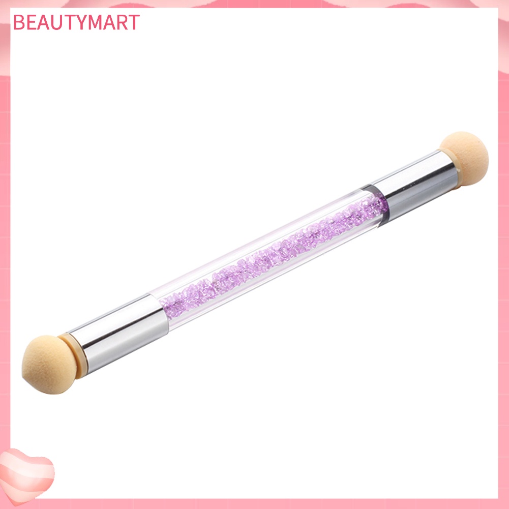 Cọ Mút Hai Đầu Đính Đá Trang Trí Móng Tay Nghệ Thuật Cho Nữ