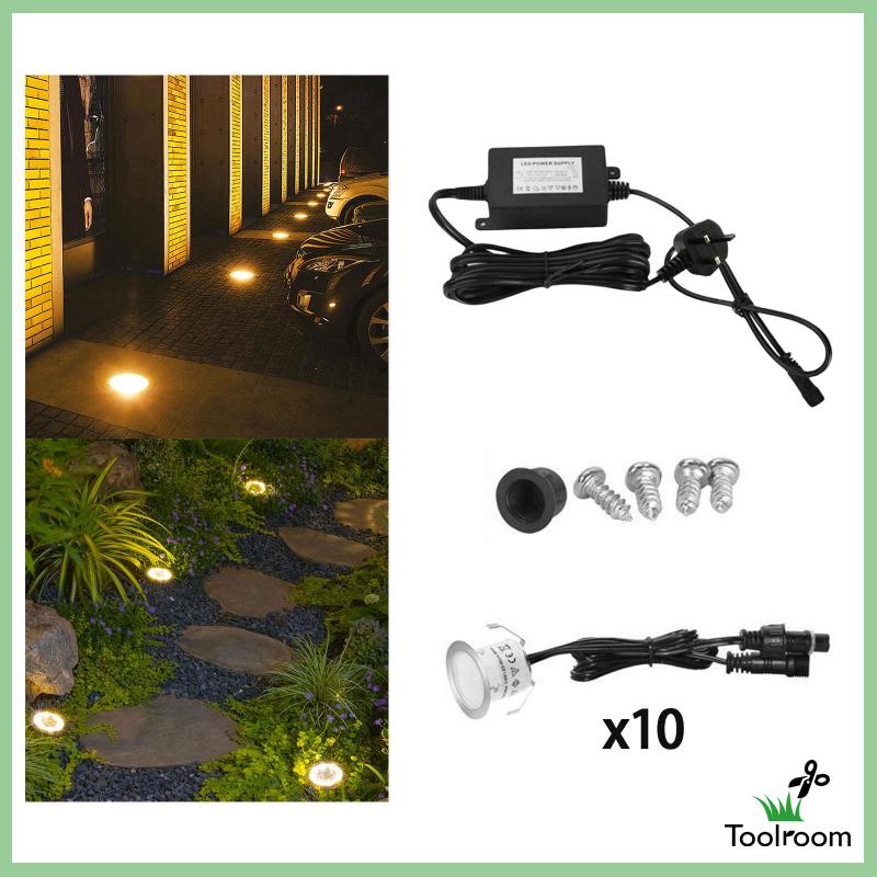 [Toolroom] Đèn Trang Trí Phong Cảnh Sân Vườn Màu Trắng Ấm Áp