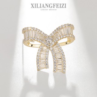  Trâm Cài Nơ Đính Đá Zircon Tinh Tế Ghim Bowknot Phụ Kiện Quần Áo Thời Trang Quà Tặng Cao Cấp Unisex 