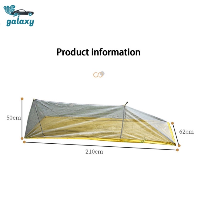 Galaxy Lều Lưới Cắm Trại Chống Thấm Nước Siêu Nhẹ Thoáng Khí Dễ Điều Chỉnh