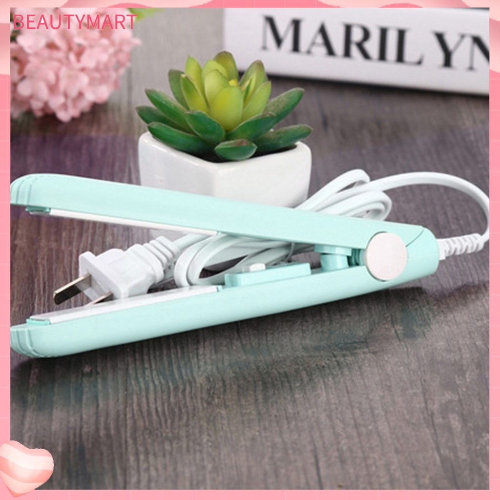 Máy Duỗi / Uốn / Duỗi Tóc Mini Đa Năng Bằng Sứ Ceramic