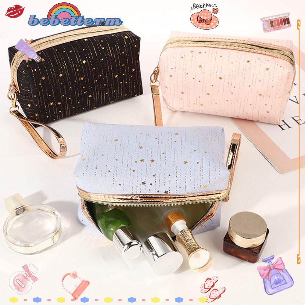 BEBETTERM Túi Đựng Mỹ Phẩm &amp; Tiền Xu Hình Ngôi Sao Lấp Lánh