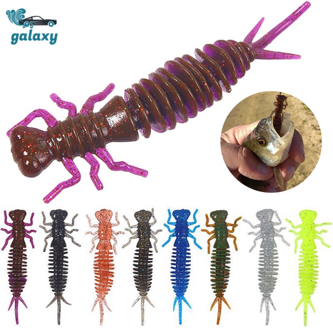 Galaxy Set 10 Mồi Giả Nhử Cá 5.5cm / 7.5cm / 10cm Bằng Nhựa Mềm