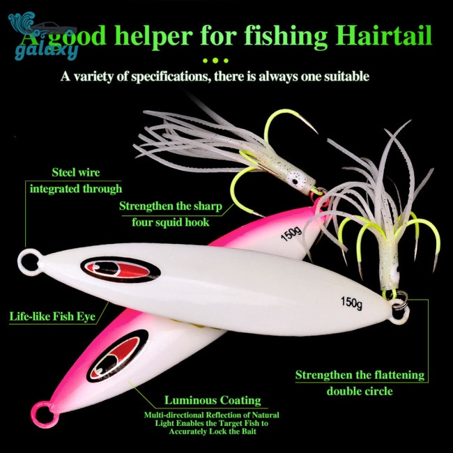 Galaxy Mồi Câu Cá 3d Phát Sáng Trong Bóng Tối 80g - 300g