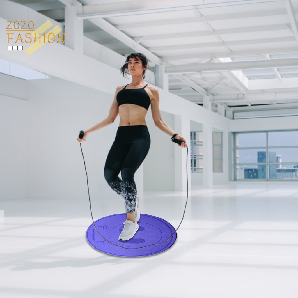 Đệm Giảm Tiếng Ồn Không Dây TPE Mềm Mại Dày Dặn Chống Trượt Giảm Tiếng Ồn Hỗ Trợ Tập Thể Dục Cho Người Mới Bắt Đầu