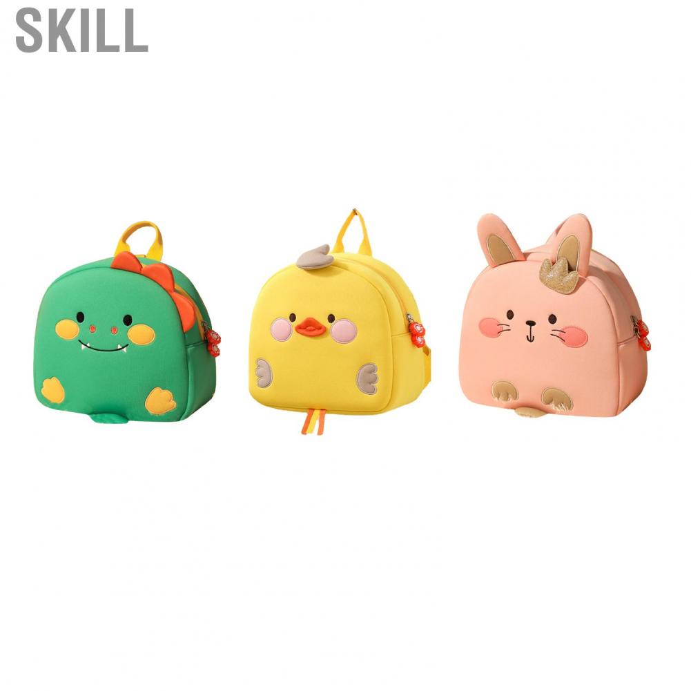 Skill Children Backpack Schoolbag  Decorative Comfortable Lovely  Look Infants for Unisex Travelling