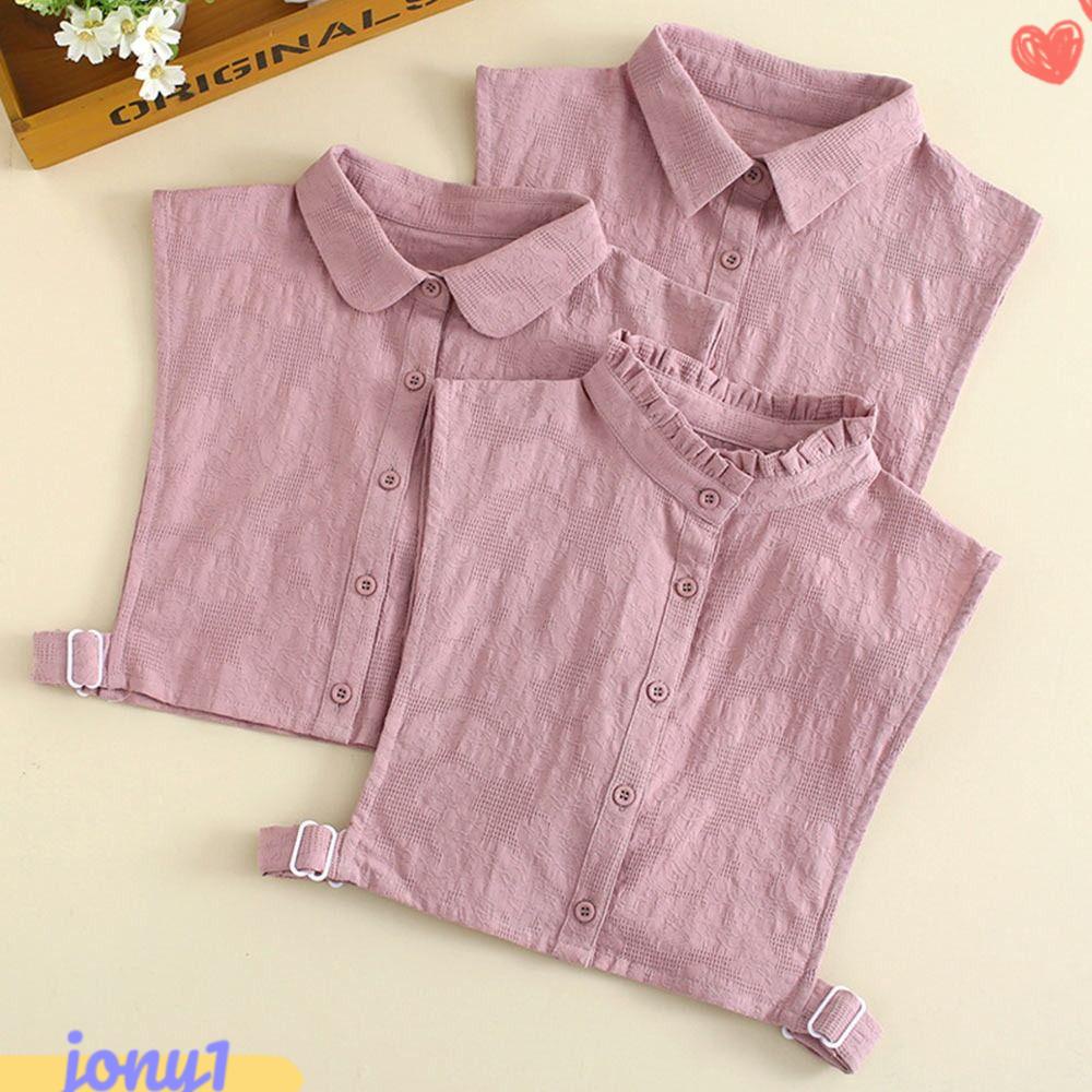 JONYE Cổ Áo Rời Chất Liệu Cotton Phong Cách Cổ Điển