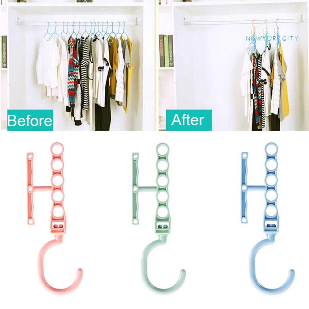 Móc Nhựa Treo Quần Áo Nhiều Tầng Chống Trượt Tiện Lợi