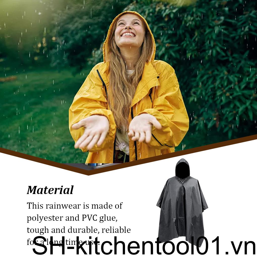 Vỏ Bọc Áo Mưa Chống Gió Chống Thấm Nước Có Mũ Trùm Tiện Dụng