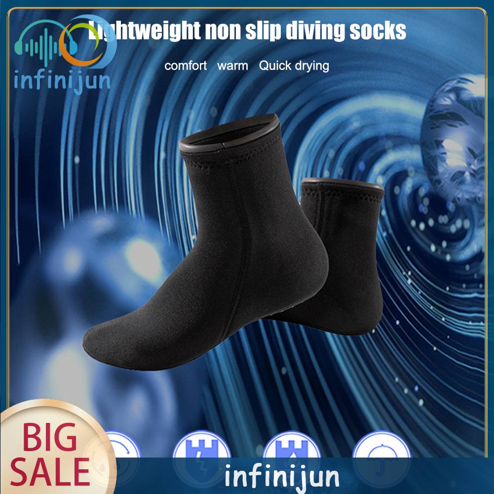 Vớ Đi Biển Bằng Neoprene Gọn Nhẹ Chống Trượt Giữ Ấm Mùa Đông Cho Nam Nữ