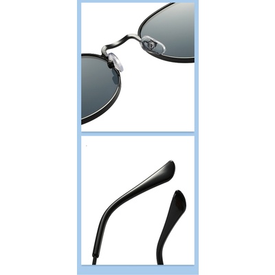 Kính Mát Gọng Tròn Chống Tia UV Phong Cách Retro Thời Trang Cho Nam Nữ