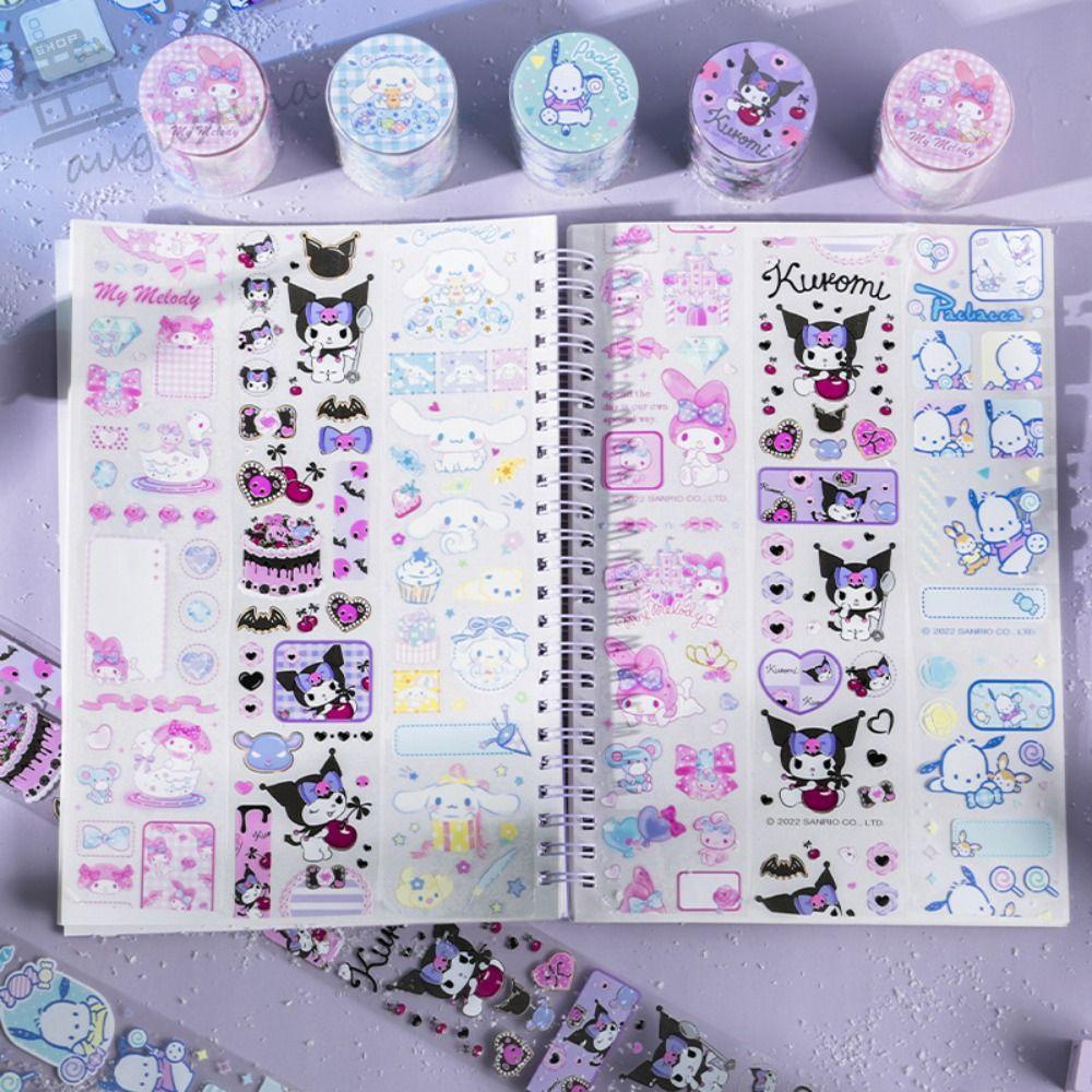AUGUSTINA Cuộn Băng Keo Handmade Trang Trí Sổ Nhật Ký DIY