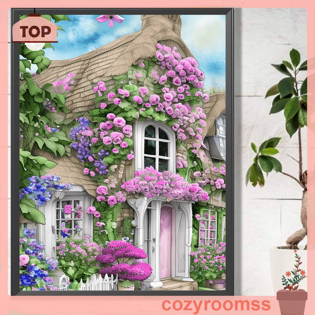 Tranh Đính Đá Kim Cương Toàn Bộ 5D DIY Hình Chữ Cái Tiếng Anh