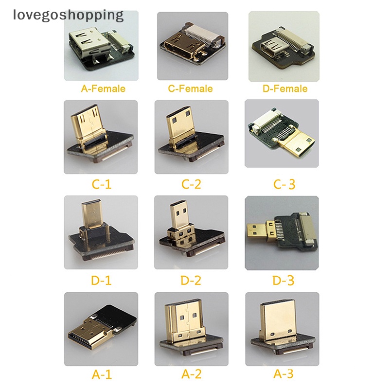 Dây Cáp Phẳng Chuyển Đổi HDMI 90 Độ Chuyên Dụng Cho Máy Ảnh
