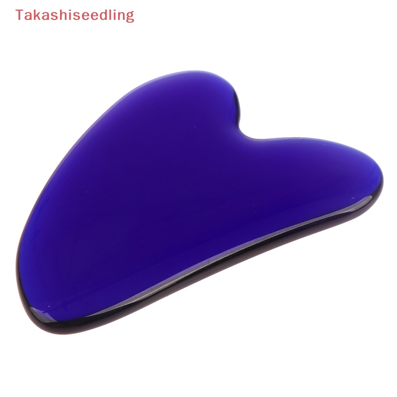(Takashiseedling) Bảng Gua Sha Pha Lê Tự Nhiên Mát Xa Mặt Và Cơ Thể