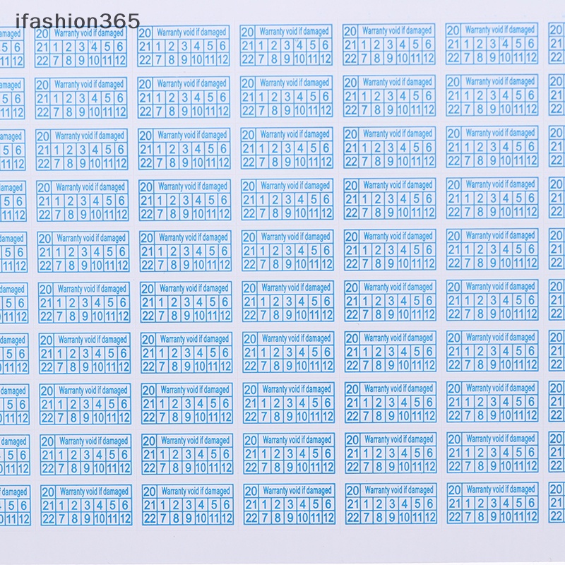 Set 200 Nhãn Dán Bảo Vệ An Toàn Bị Hư Hại ifashion365 2020-2022