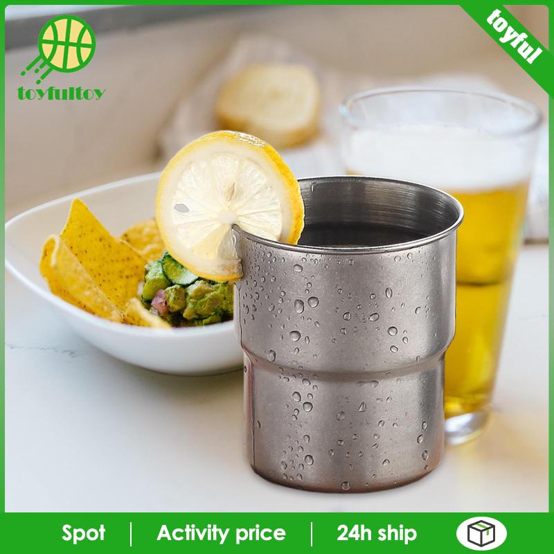 Cốc Uống Trà Sữa 10Oz Bằng Thép Không Gỉ Tiện Dụng Khi Đi Leo Núi / Câu Cá