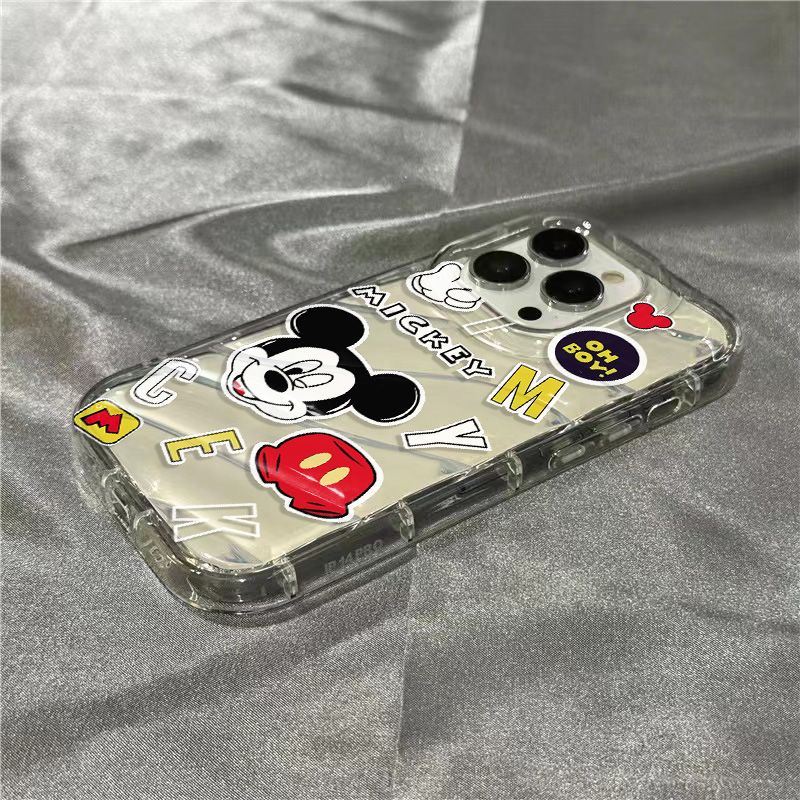 Ốp Điện Thoại Mềm Trong Suốt In Hình Mickey / sins13128 Dễ Thương Cho Iphone 14Promax 711 / / 8XIF