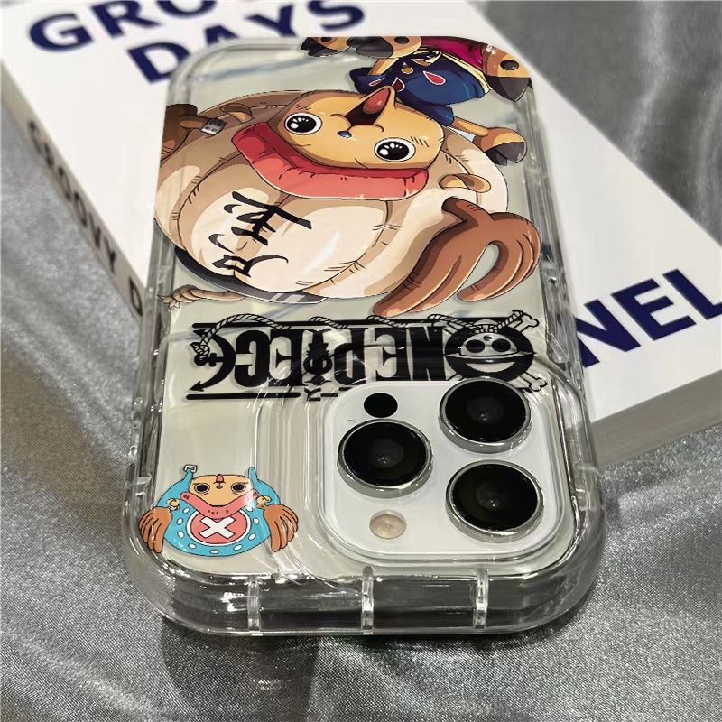 Ốp Điện Thoại Mềm Trong Suốt Hình OSFD Dễ Thương Cho Apple plussins / 8 Cute xr7 11 Chopper / iPhone14promax / 1312