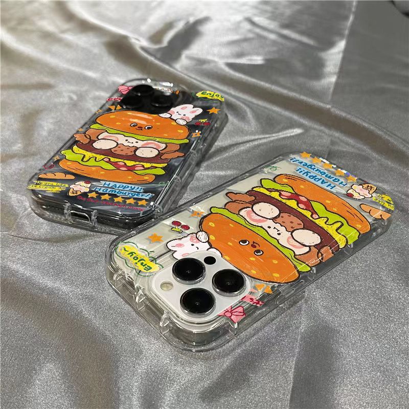 Ốp Điện Thoại Mềm Trong Suốt In Hình Thỏ Bánh Quy Cho Iphone 14Promax 1312 / 11 7 / 8plus xr / XSUG