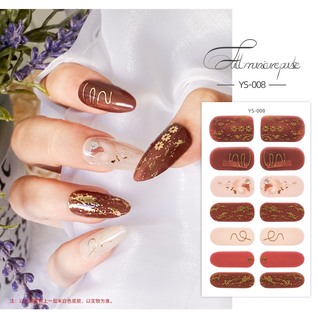 Miếng Dán Móng Tay Nghệ Thuật 14 Phong Cách