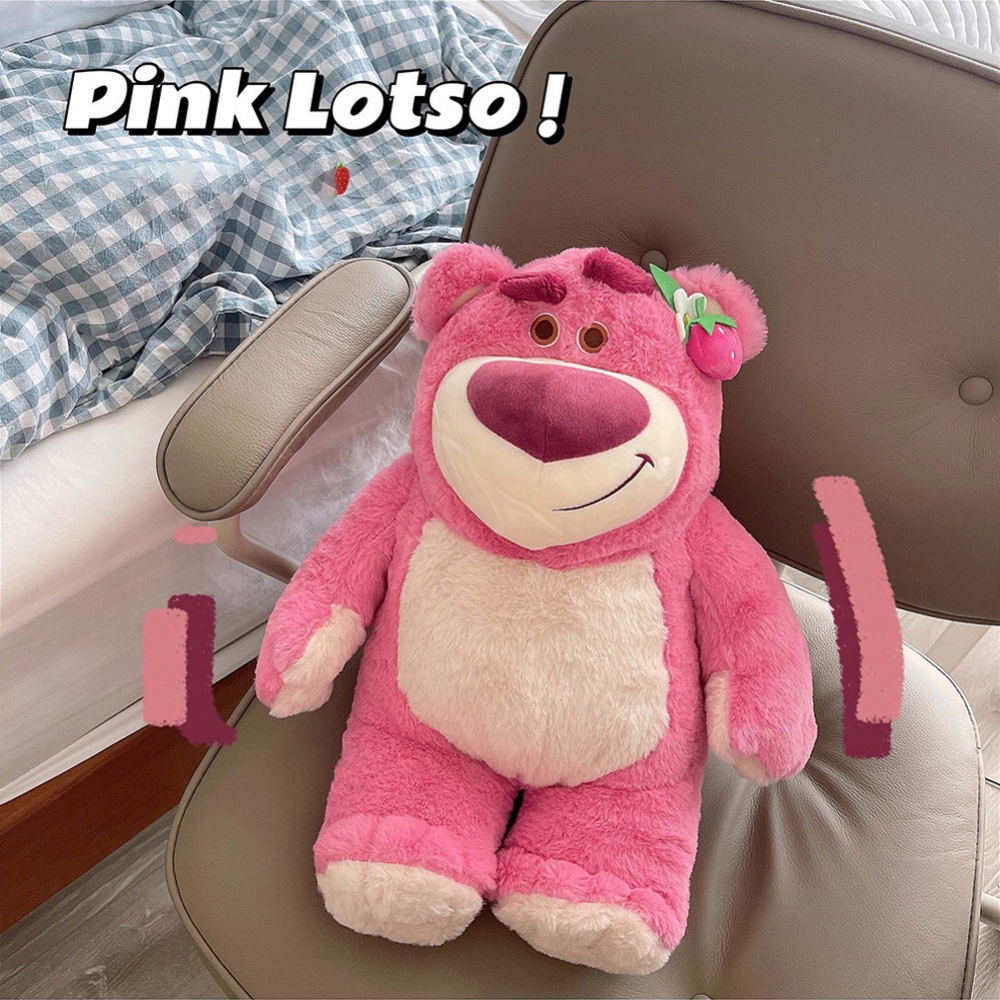 Đồ chơi nhồi bông Hình Chú Gấu Dâu Tây Disney Đáng Yêu