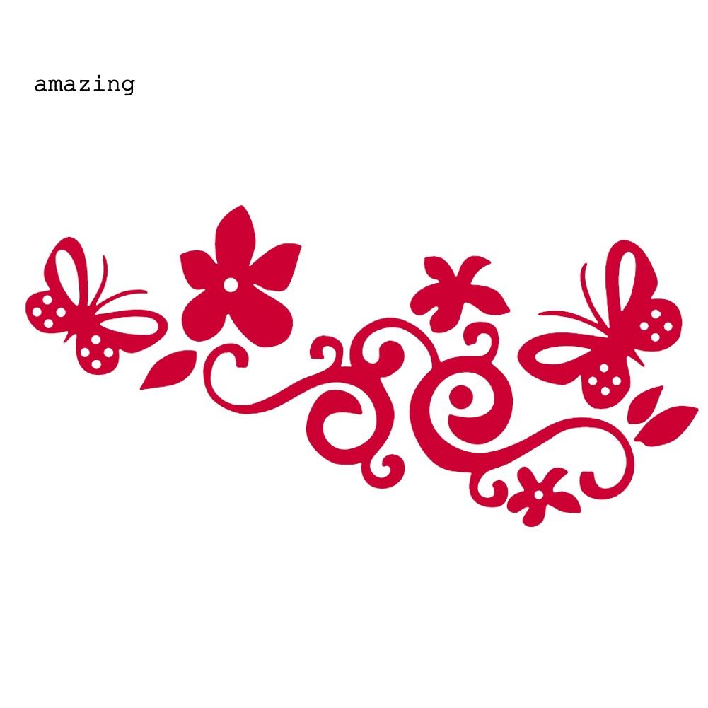 Miếng Dán Phản Quang Hình Hoa Bướm Trang Trí Ván Trượt / Xe Hơi Thời Trang