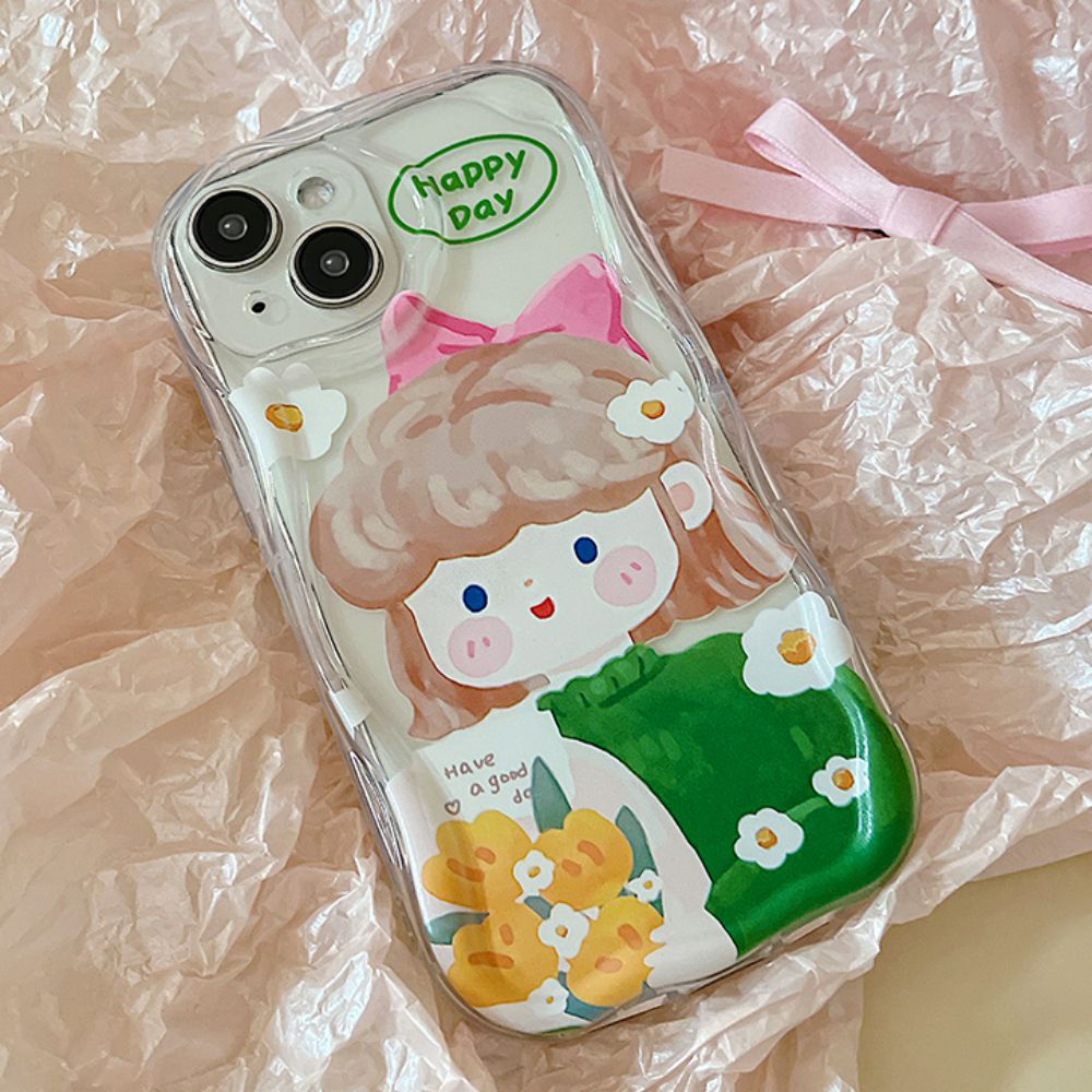 Ốp Điện Thoại TPU Mềm Trong Suốt Chống Sốc In Họa Tiết Graffiti Dễ Thương Dành Cho IPhone 11 12 13 14 Pro Max