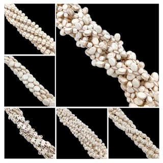 Chuỗi hạt màu trắng hình bướm / quả thông / bí ngô / giọt nước / giọt nước phong cách