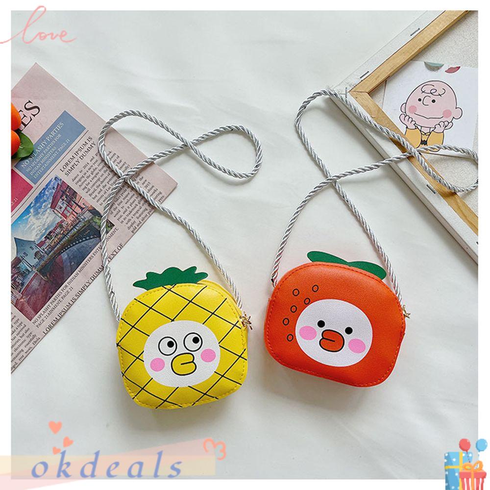 OKDEALS Túi Đựng Tiền Xu Mini Họa Tiết Hoạt Hình Dễ Thương Cho Bé Gái