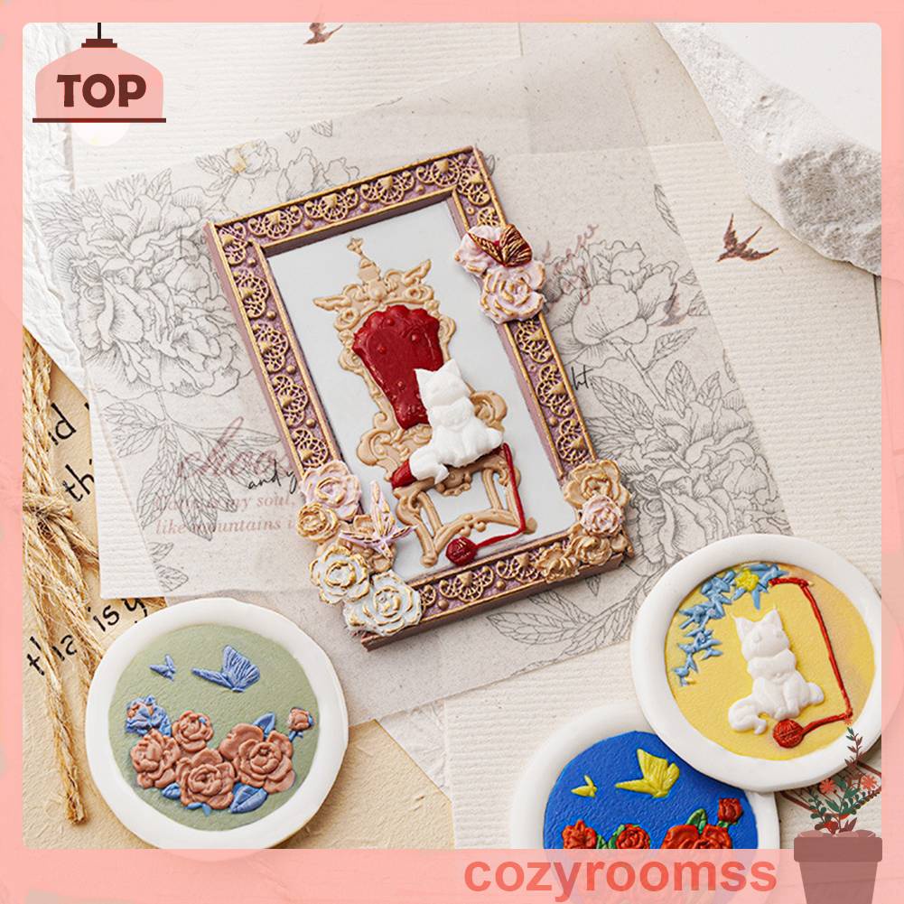 Đầu Tem Bằng Đồng Phong Cách Gothic Cổ Điển Dùng Để Trang Trí Thiệp Cưới