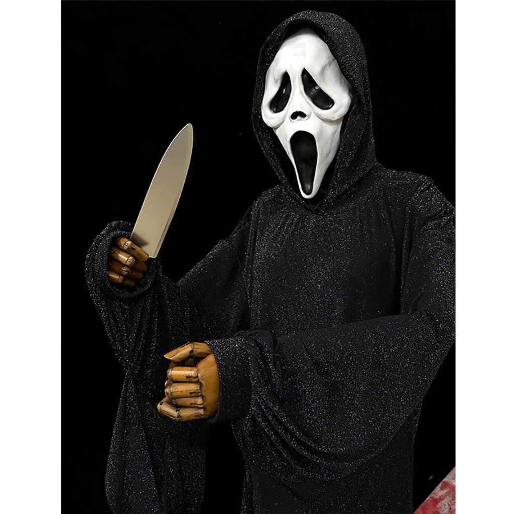 Hét Kinh Dị Mặt Nạ Trang Điểm Dự Tiệc Câu Lạc Bộ Khiêu Vũ Cosplay Ghostface La Hét Ma Mặt Nạ Hóa Trang Halloween Đạo Cụ Y