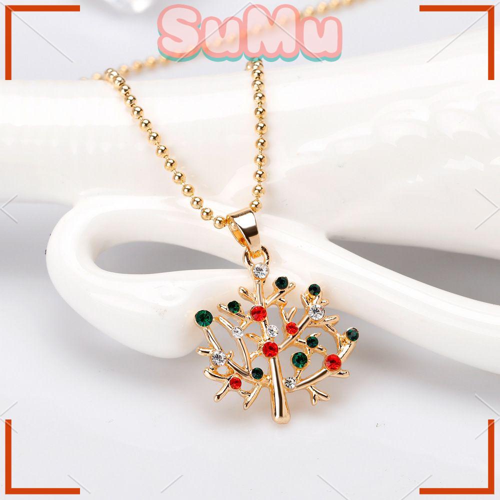 SUMU Vòng Cổ Có Chuông Trang Trí Giáng Sinh Thời Trang