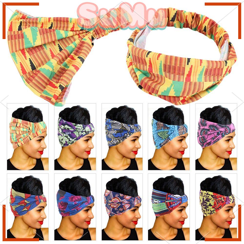 SUMU Băng Đô Cài Tóc Bản Rộng Co Giãn Chống Trượt Phong Cách Thể Thao Thời Trang Cho Nữ