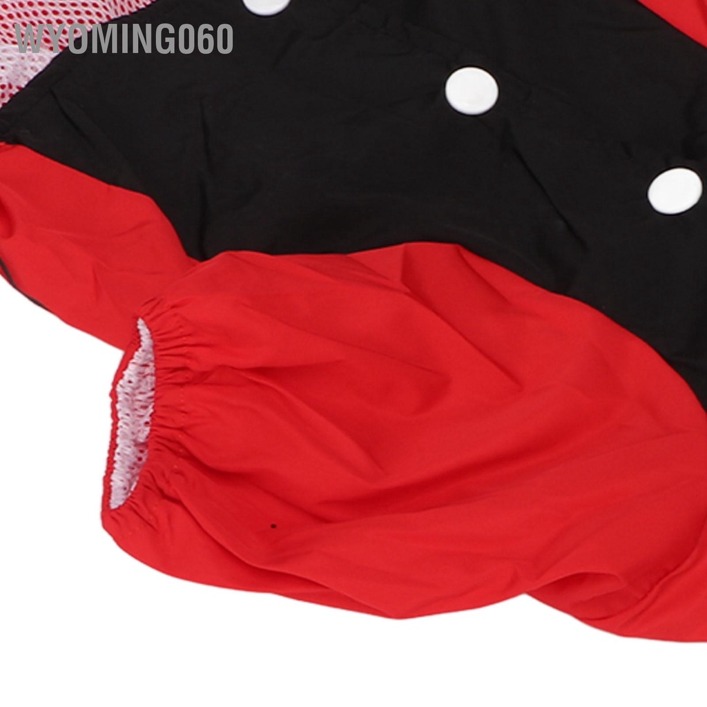 Wyoming060 Áo Mưa Cho Chó 2 Lớp Thoáng Khí Nhẹ Chống Thấm Nước Phản Quang Đi Bộ Hàng Ngày Chạy