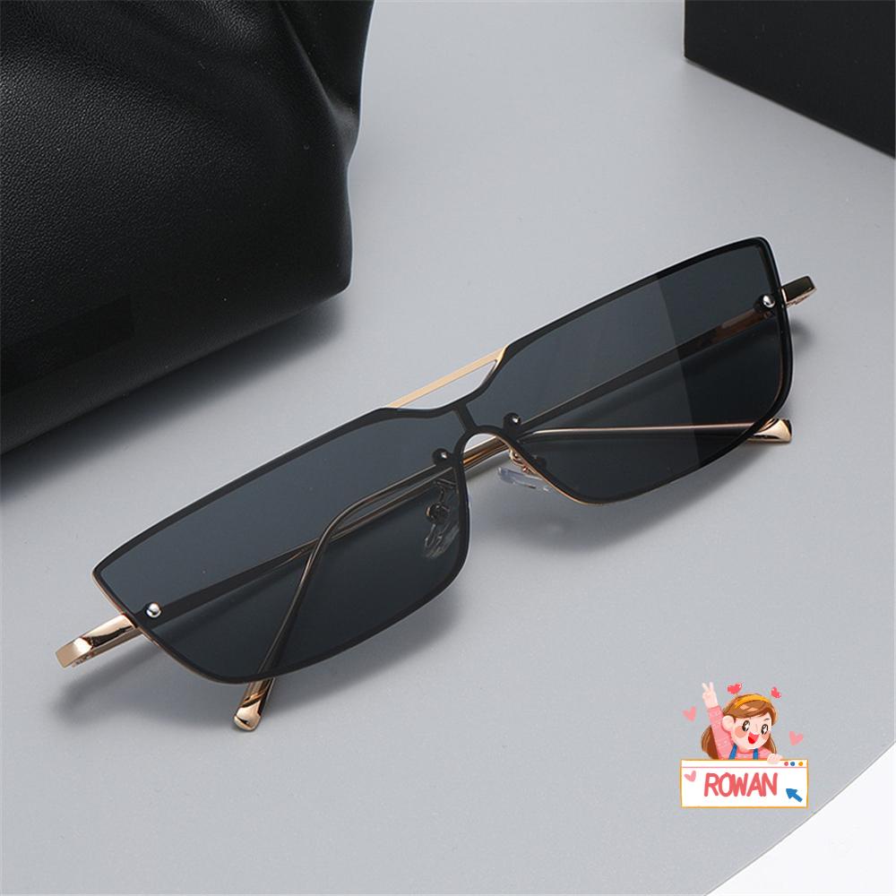 ROWANS Kính Mát Nữ Gọng Kim Loại Phong Cách Retro