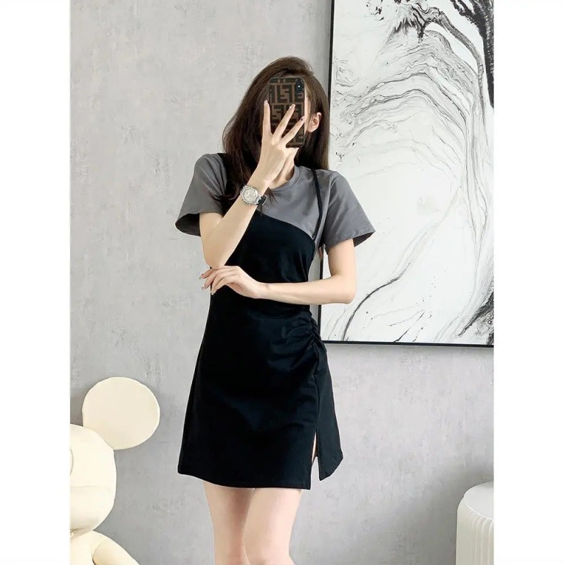 DannieWan váy Đầm váy nữ sang chảnh đầm body Thời trang đẹp A92M075