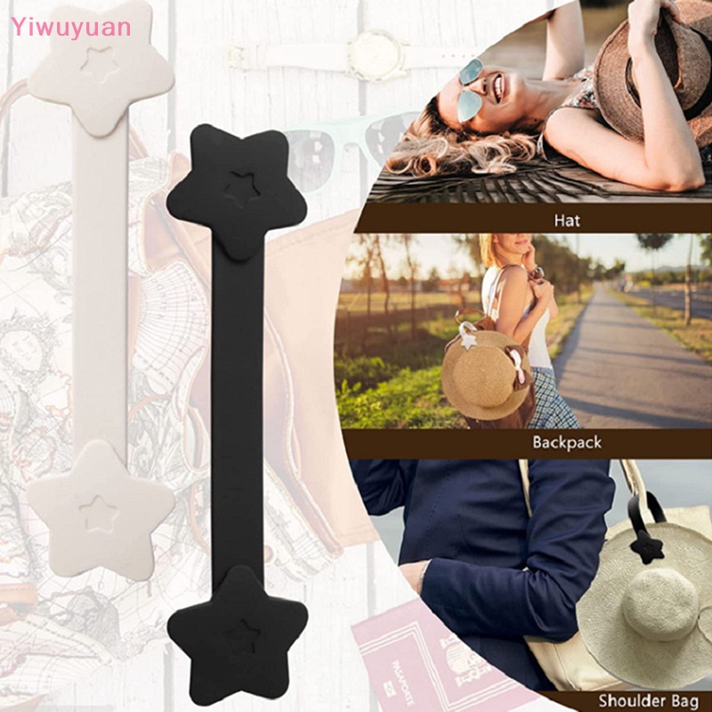 < Yiwuyuan > Kẹp Silicon Giữ Nón Cho Balo Đi Du Lịch Ngoài Trời / Cắm Trại / Leo Núi al Mới