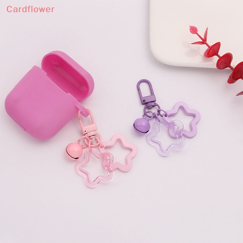 Móc Khóa Gắn Chuông Và Tai Nghe Bằng Acrylic Sáng Tạo Cho Nữ