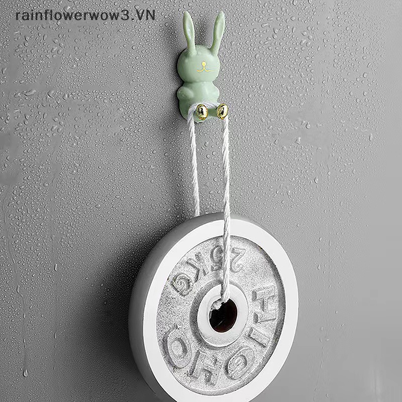 Giá Đỡ Bàn Chải Đánh Răng Gắn Tường Không Cần Khoan Lỗ Đa Năng Hình Thỏ Hoạt Hình (L)