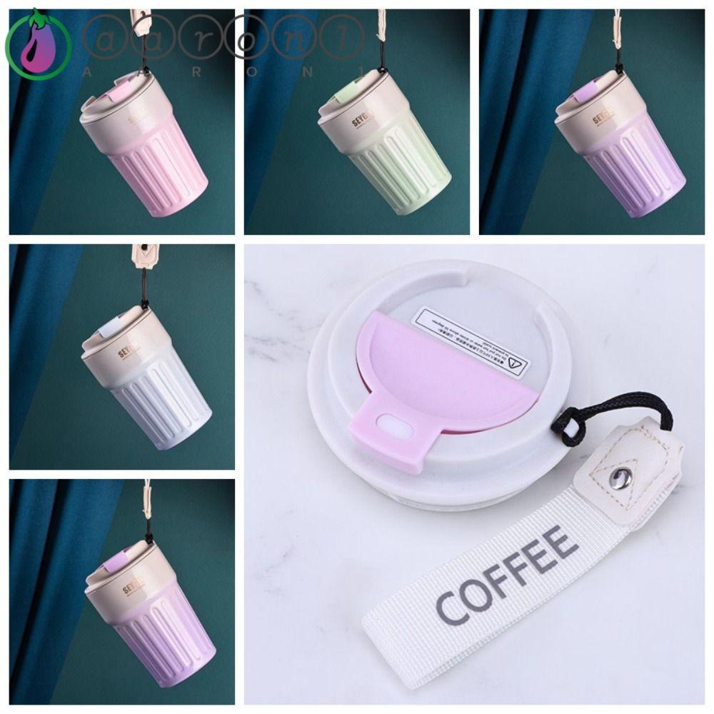 Bình Nước Giữ Nhiệt Bằng Thép Không Gỉ 304 Dung Tích Lớn 400ml AARON1 Có Nắp Đậy Tiện Dụng